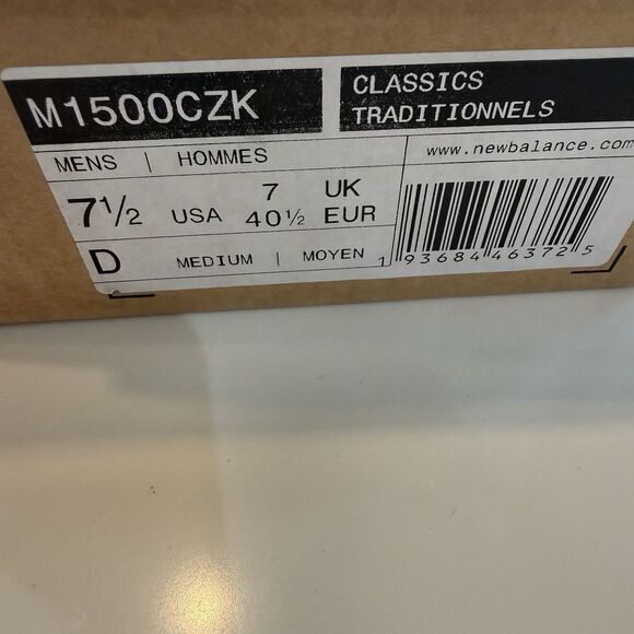 New Balance M1500CZK Atmos Charcoal Animal Safari Made in England Men Us 7.5 main image 5